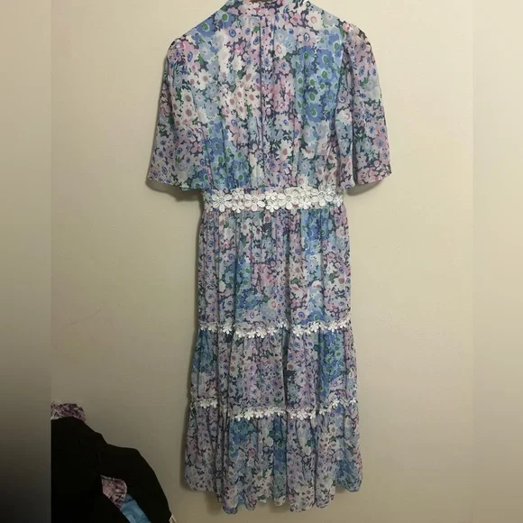 ⭐️Kate Spade Daisy Garden Silk Dress⭐️ - Picture 5 of 6